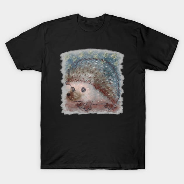 Hedgehog graffiti T-Shirt by sanogawa